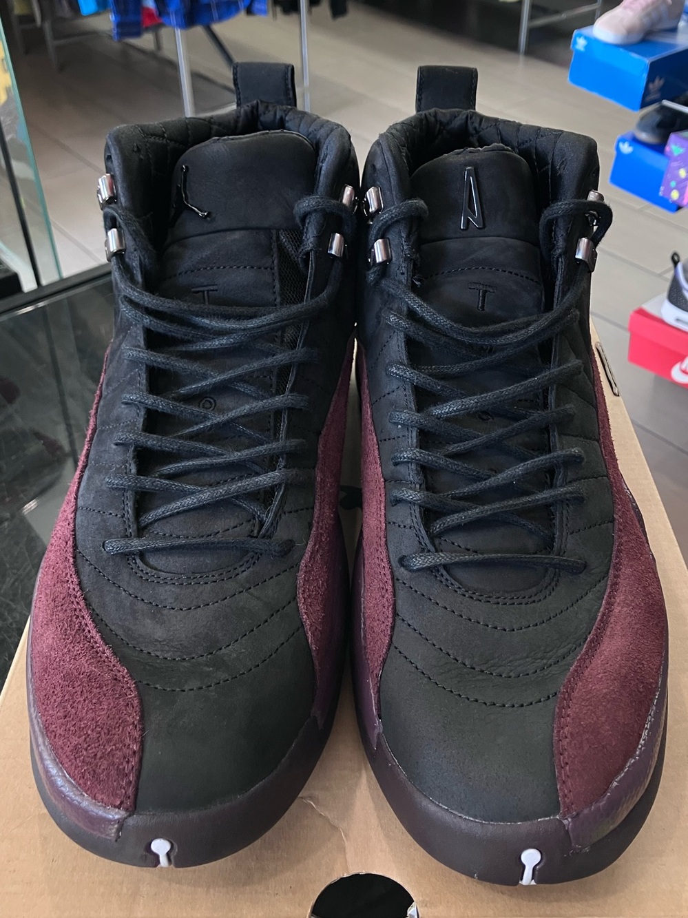 Air Jordan 12 Retro SP A Ma Maniére Black Size 12.5 - Picture 4 of 9